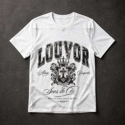 Camiseta Gospel Louvor