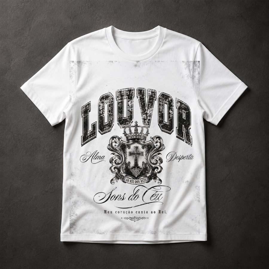 Camiseta Gospel Louvor