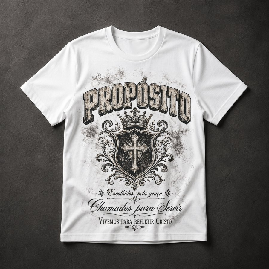 Camiseta Fé Cristã Gospel