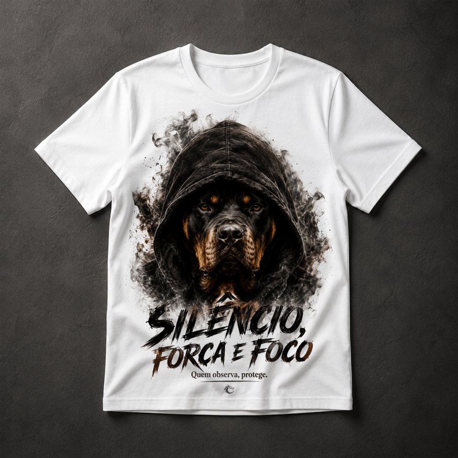 Camiseta Rottweiler Força