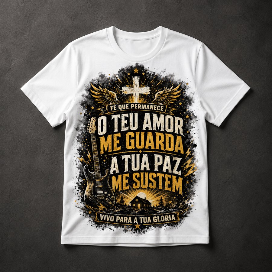 Camiseta Gospel Rock
