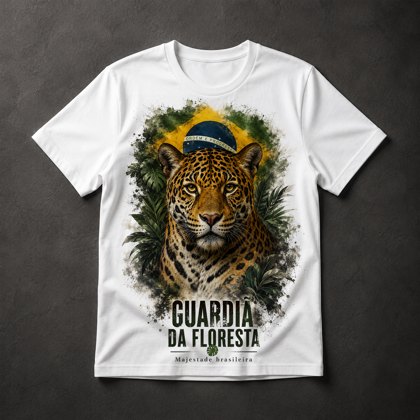Camiseta Onça Pintada Brasil