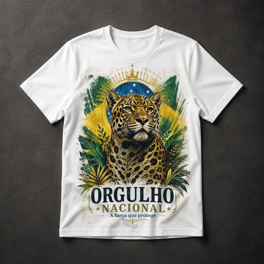 Camiseta Onça Patriota