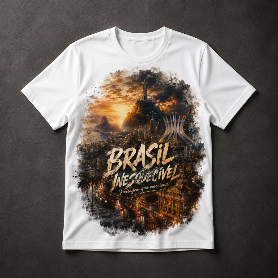 Camiseta Brasil Patriótico