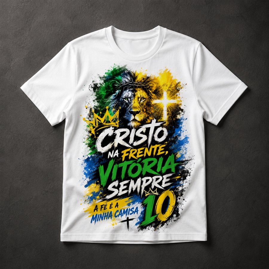Camiseta Leão Cristão