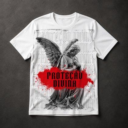 Camiseta Anjo Proteção Divina