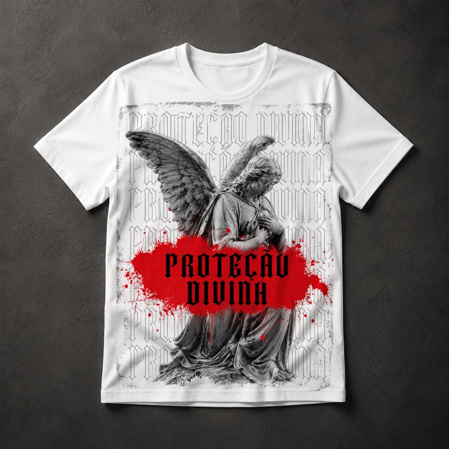 Camiseta Anjo Proteção Divina