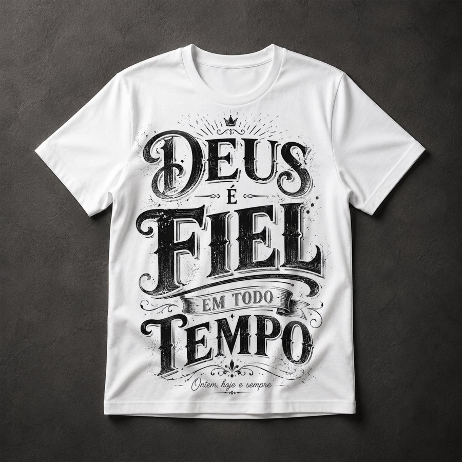 Camiseta Deus é Fiel