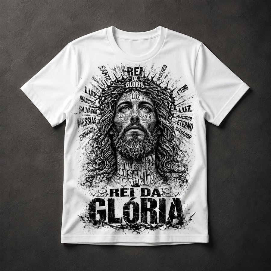 Camiseta Jesus Rei da Glória