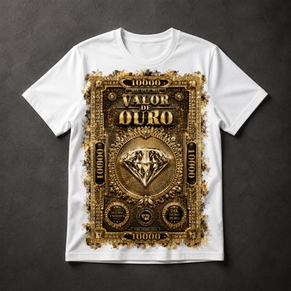 Camiseta Valor de Ouro