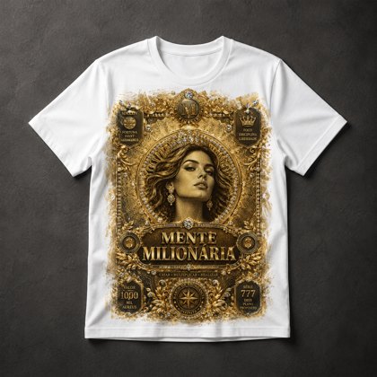 Camiseta Mente Milionária