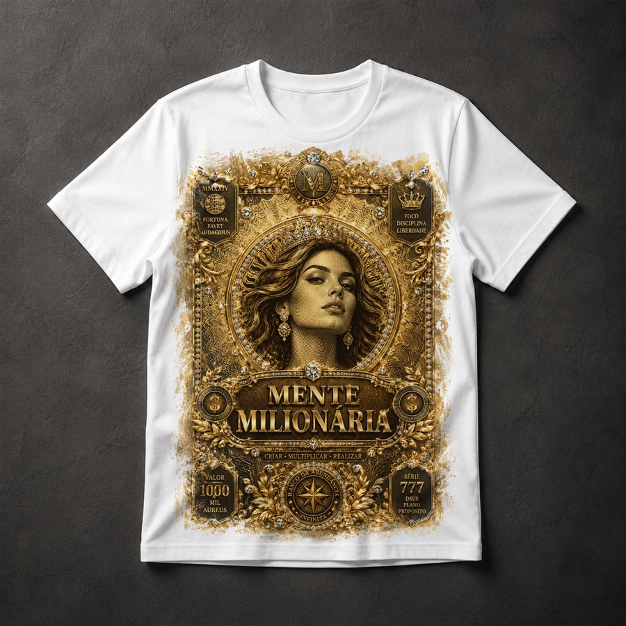 Camiseta Mente Milionária