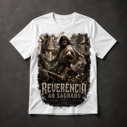 Camiseta Jesus Templo
