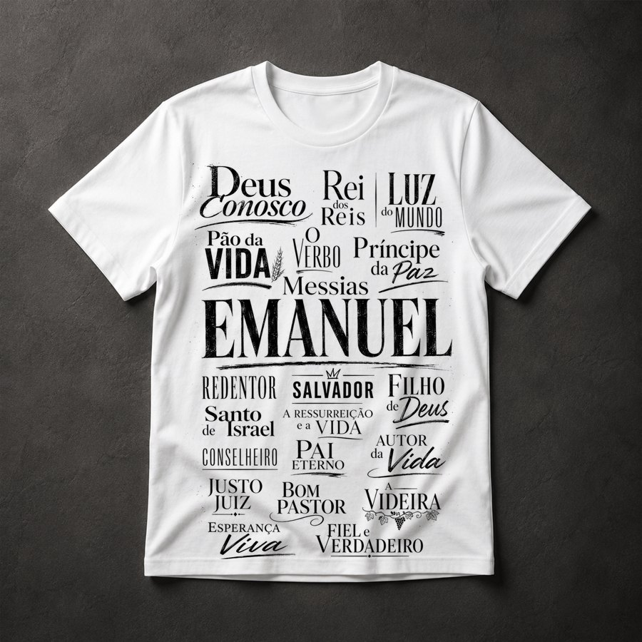 Camiseta Nomes de Jesus