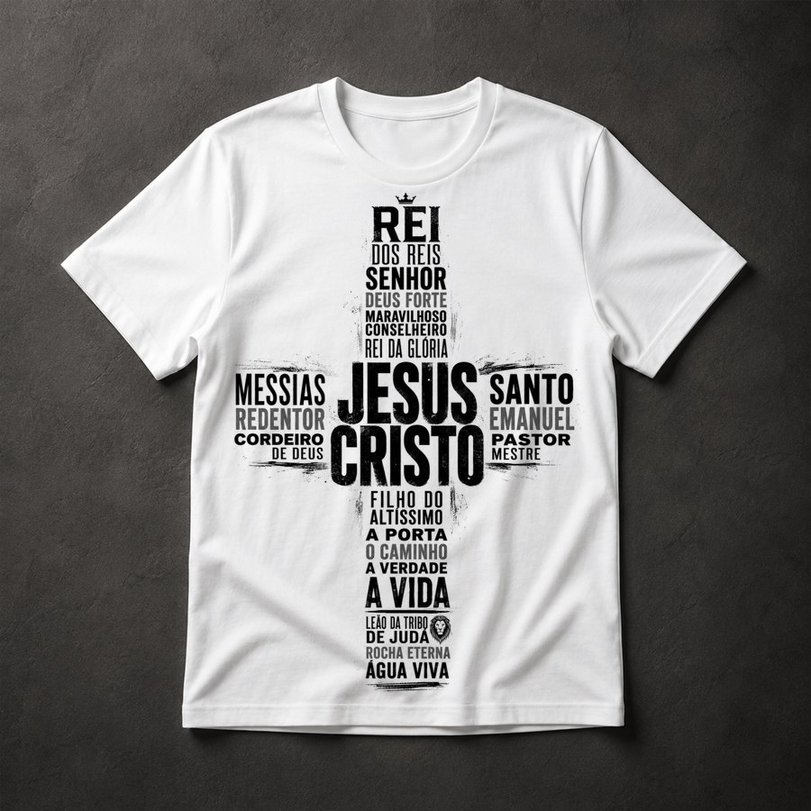 Camiseta Jesus Cristo Cruz