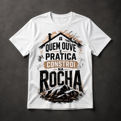 Camiseta Versículo Bíblico Gospel