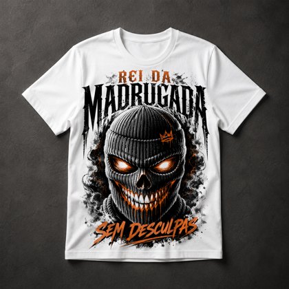 Camiseta Caveira Máscara