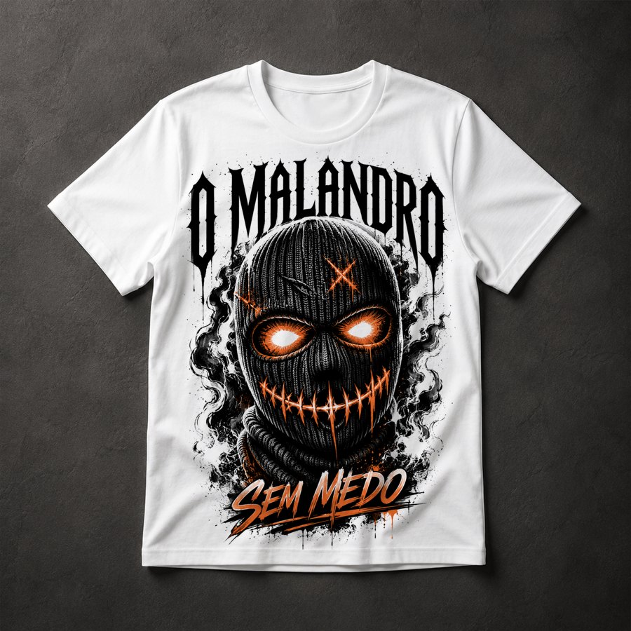 Camiseta Malandro Balaclava