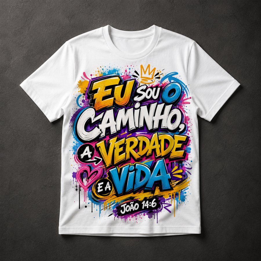 Camiseta Versículo Bíblico