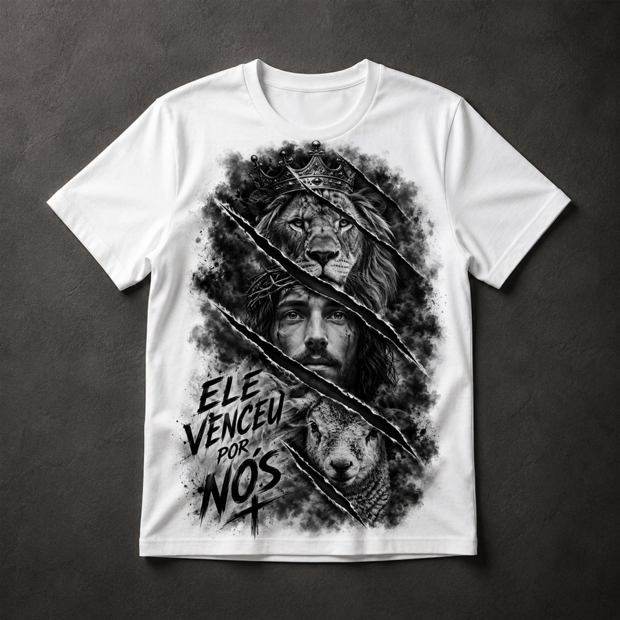 Camiseta Leão de Judá Cristão