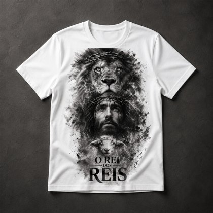 Camiseta Jesus Rei dos Reis