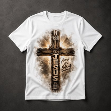 Camiseta Jesus Cruz Gospel