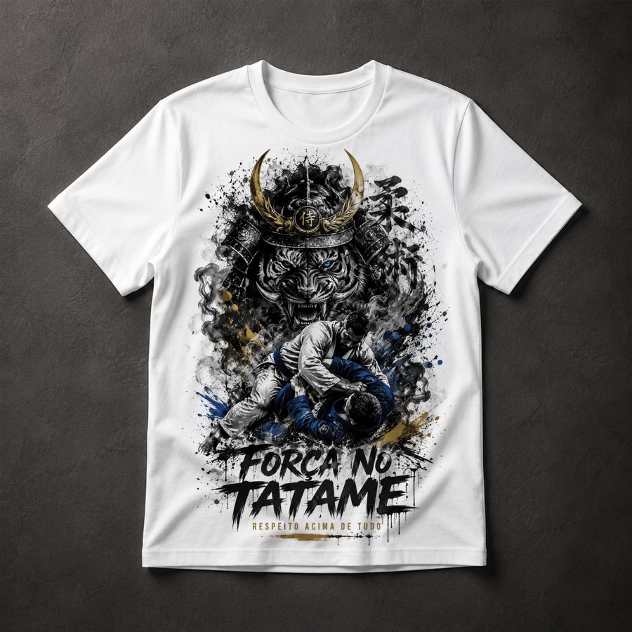 Camiseta Tigre Samurai BJJ