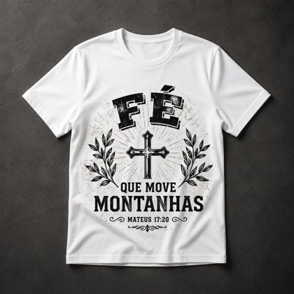 Camiseta Fé Cristã