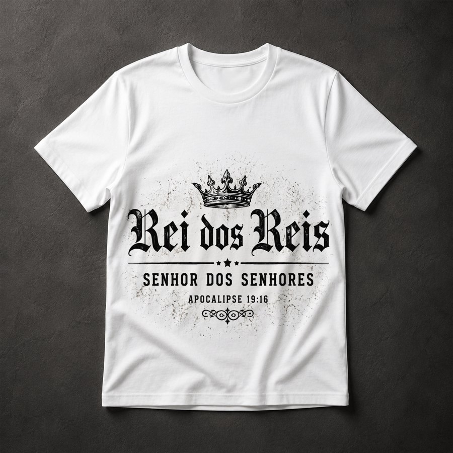 Camiseta Rei dos Reis Gospel