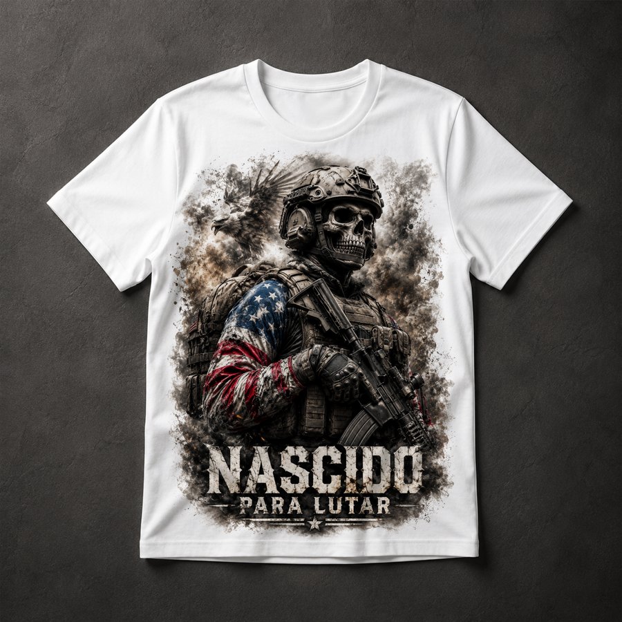Camiseta Soldado Caveira