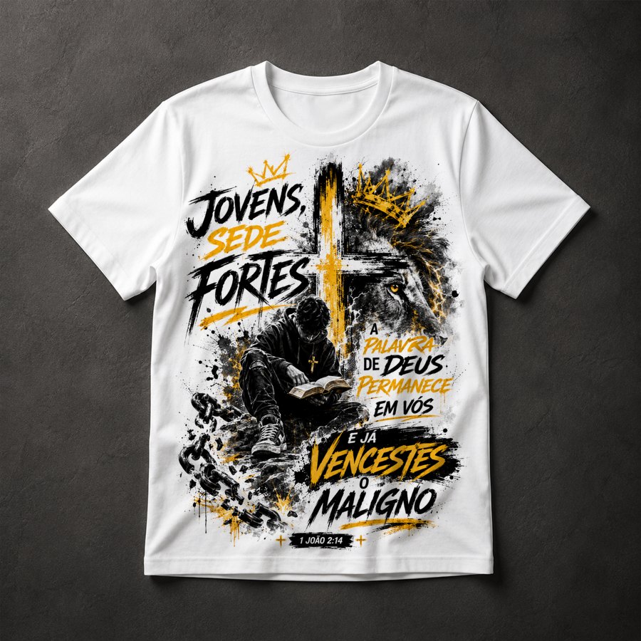 Camiseta Fé Cristã Jovem