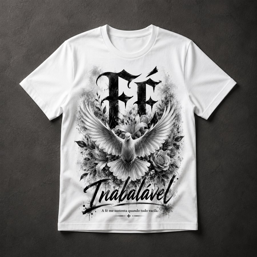 Camiseta Fé Religiosa Gospel