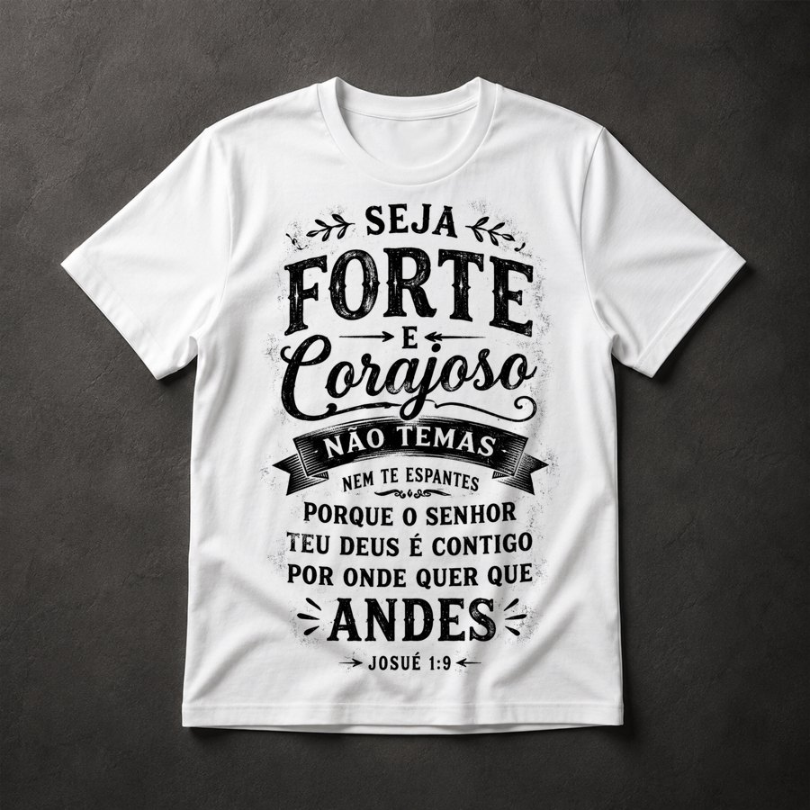 Camiseta Versículo Bíblico