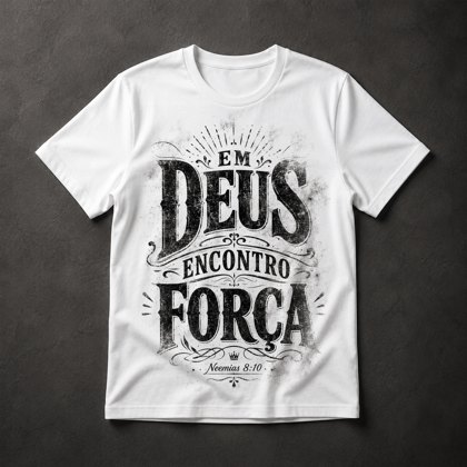 Camiseta Versículo Bíblico