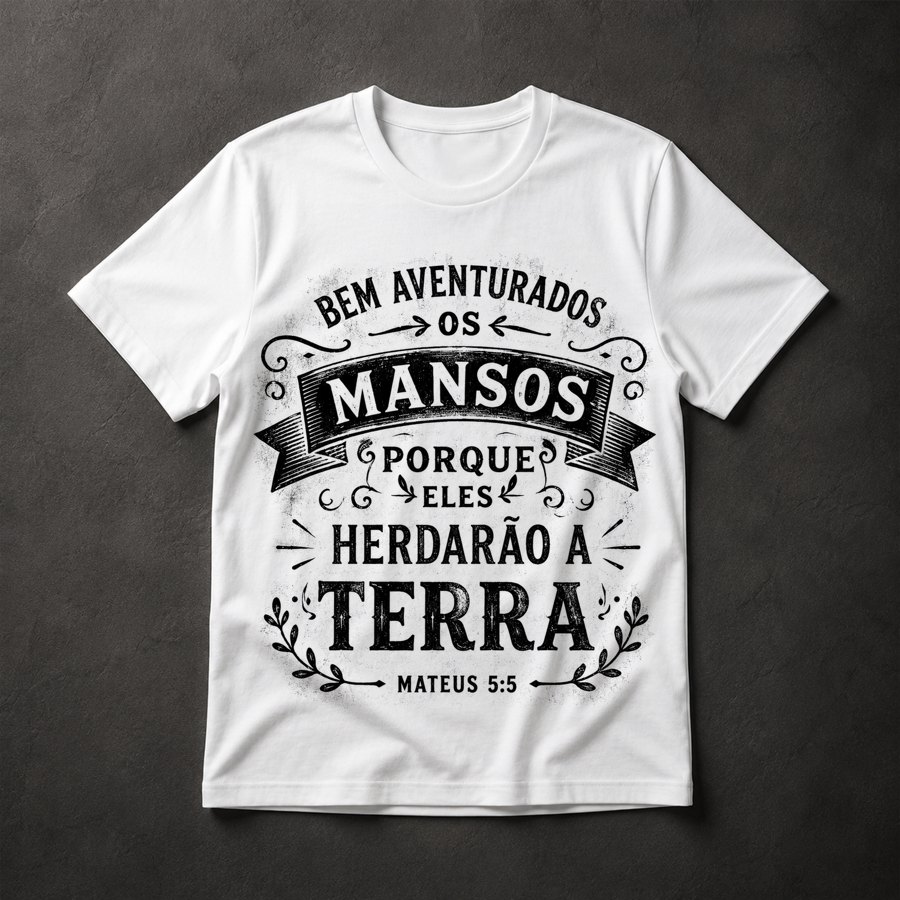 Camiseta Versículo Bíblico