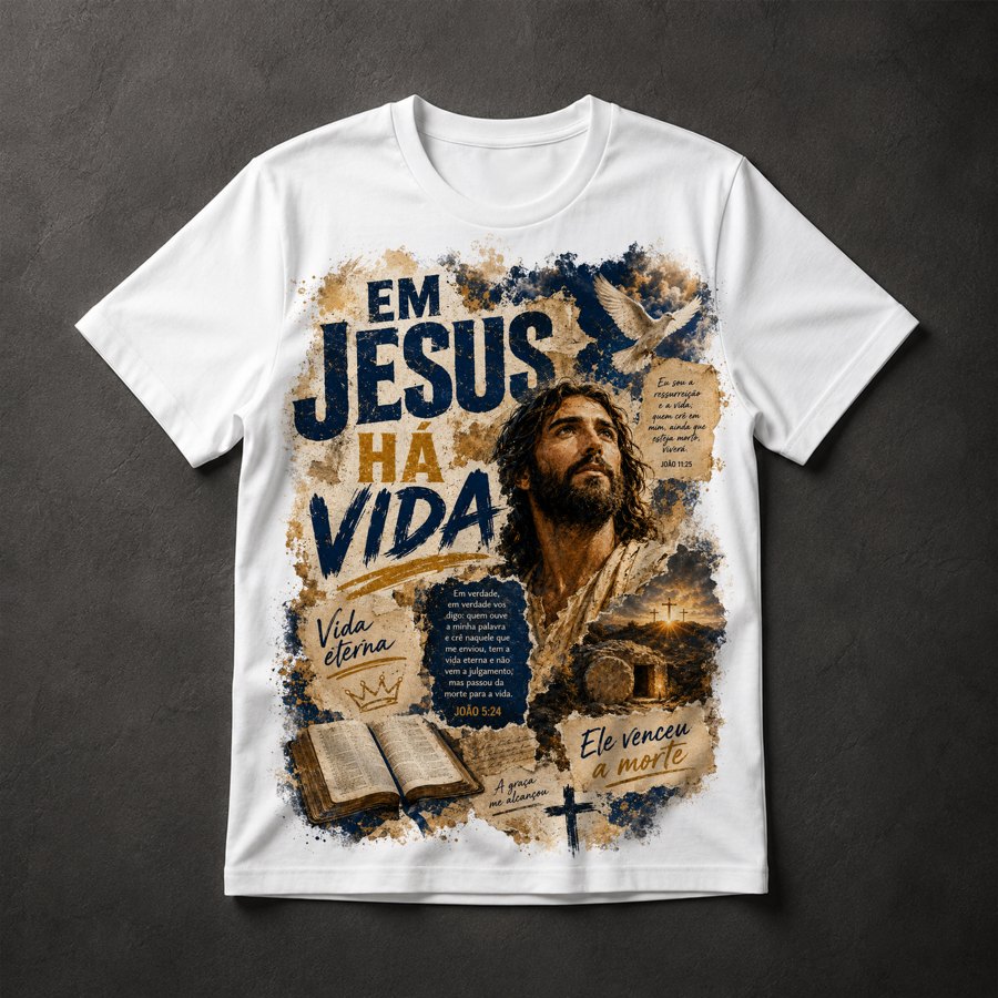 Camiseta Jesus Cristo Gospel