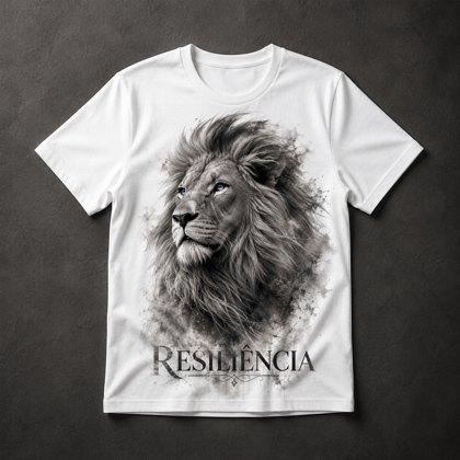 Camiseta Leão Resiliência