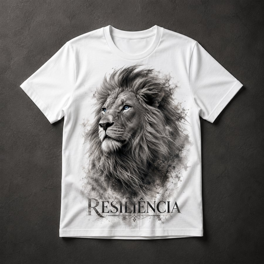 Camiseta Leão Resiliência