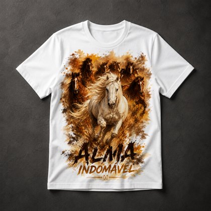 Camiseta Cavalos Selvagens