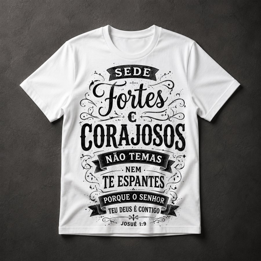 Camiseta Versículo Bíblico