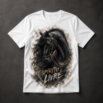 Camiseta Cavalo Negro