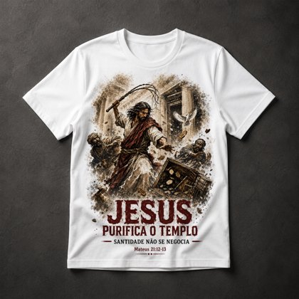 Camiseta Jesus Templo