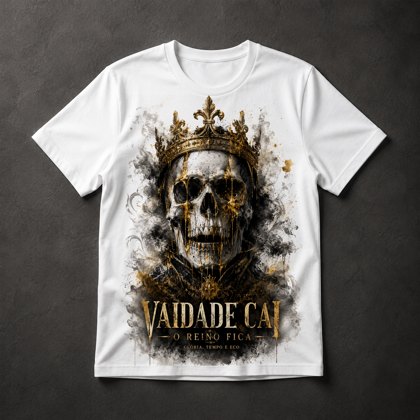 Camiseta Caveira Rei
