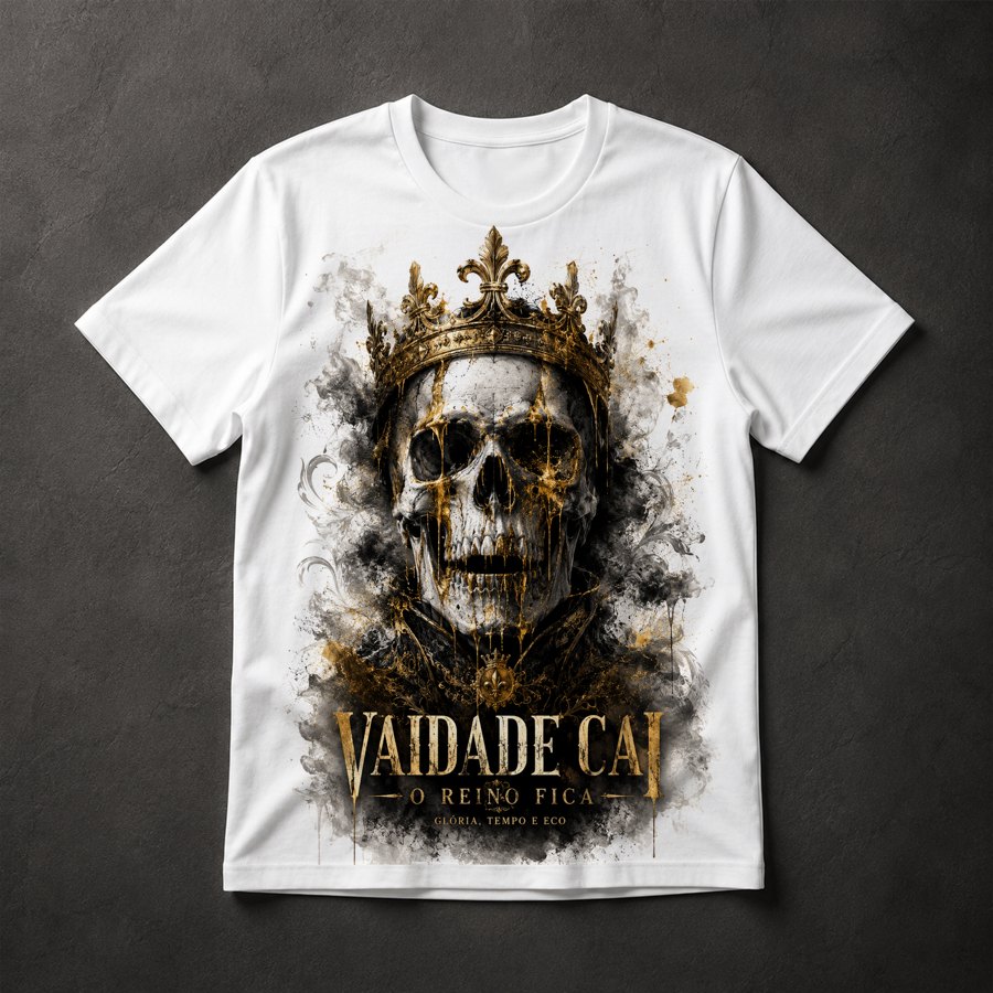 Camiseta Caveira Rei