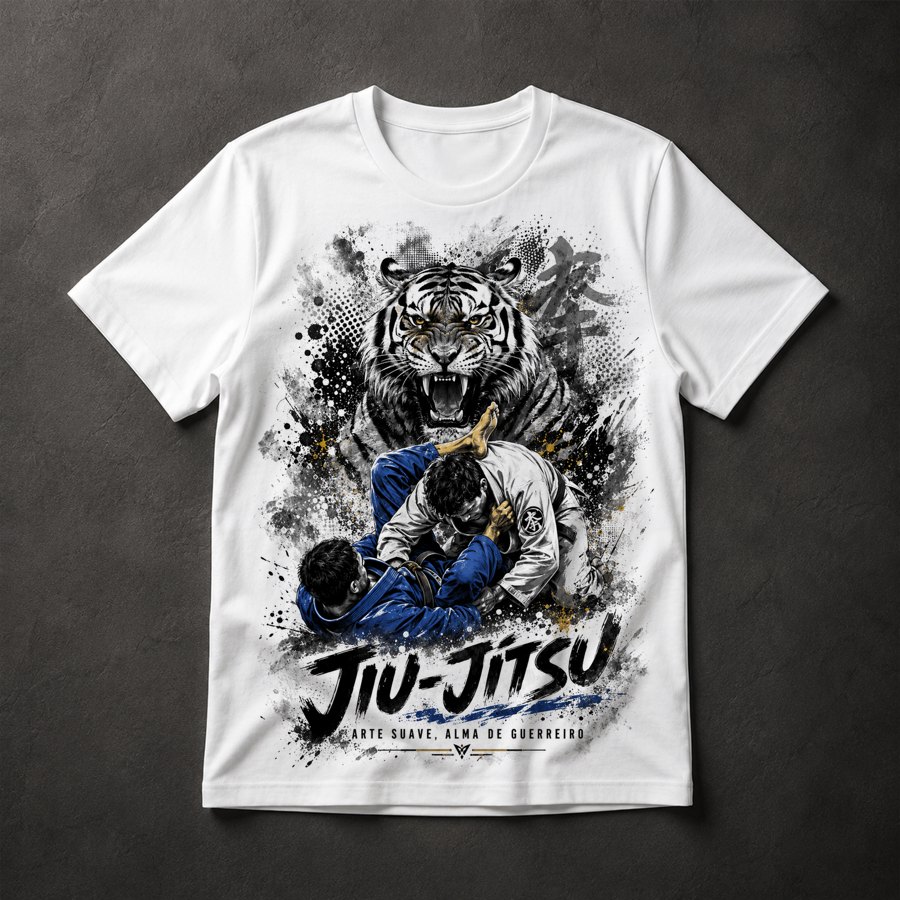 Camiseta Jiu-Jitsu Tigre