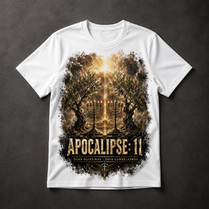 Camiseta Apocalipse Oliveiras Candelabros