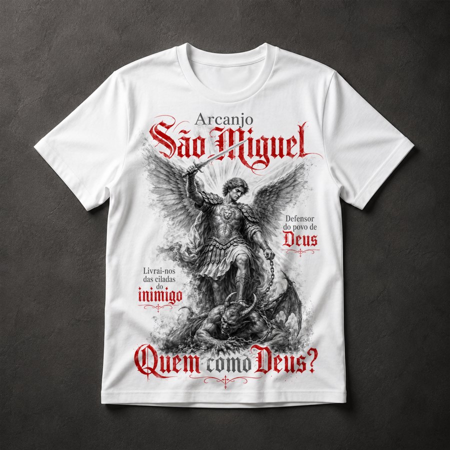 Camiseta Arcanjo São Miguel