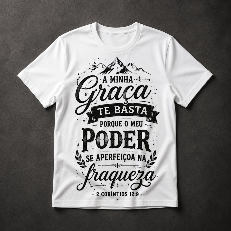 Camiseta Versículo Gospel
