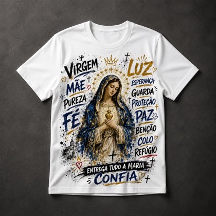 Camiseta Virgem Maria