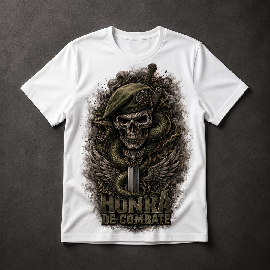 Camiseta Caveira Militar